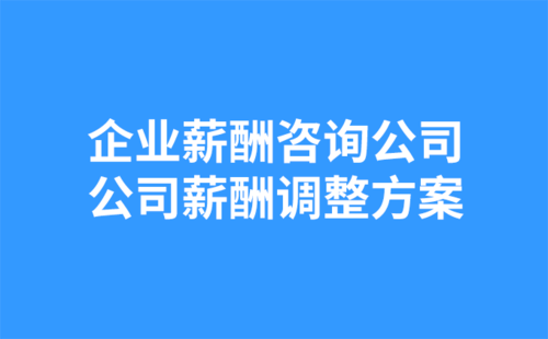 企業(yè)薪酬咨詢公司：公司薪酬調(diào)整方案-1.png